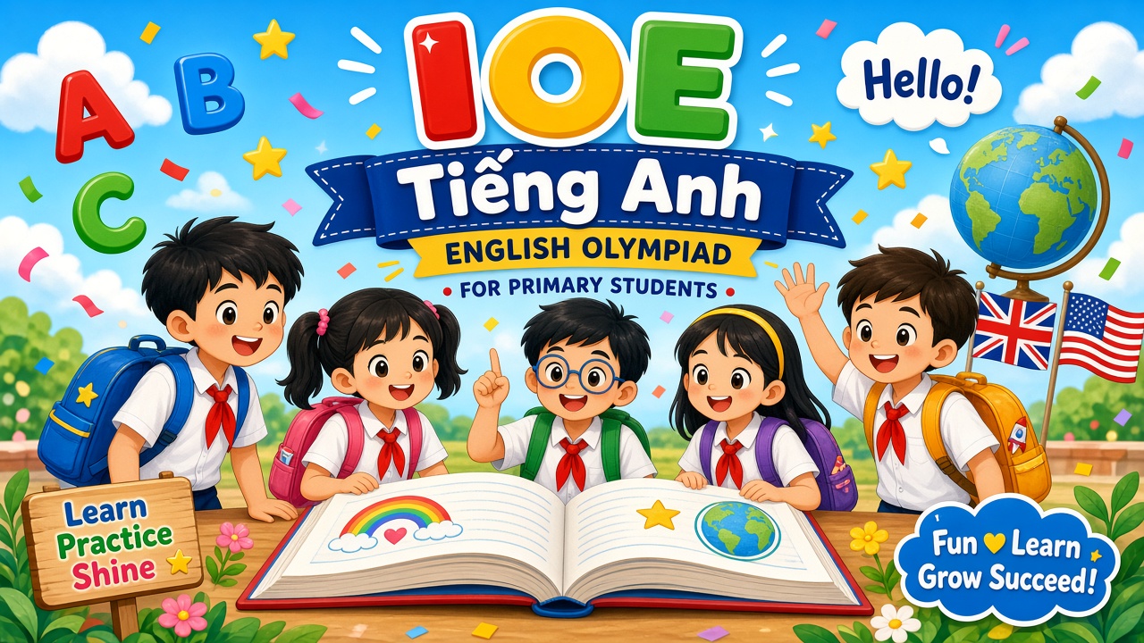 Luyện IOE Tiểu học – 50 câu dễ sai (10 phút)