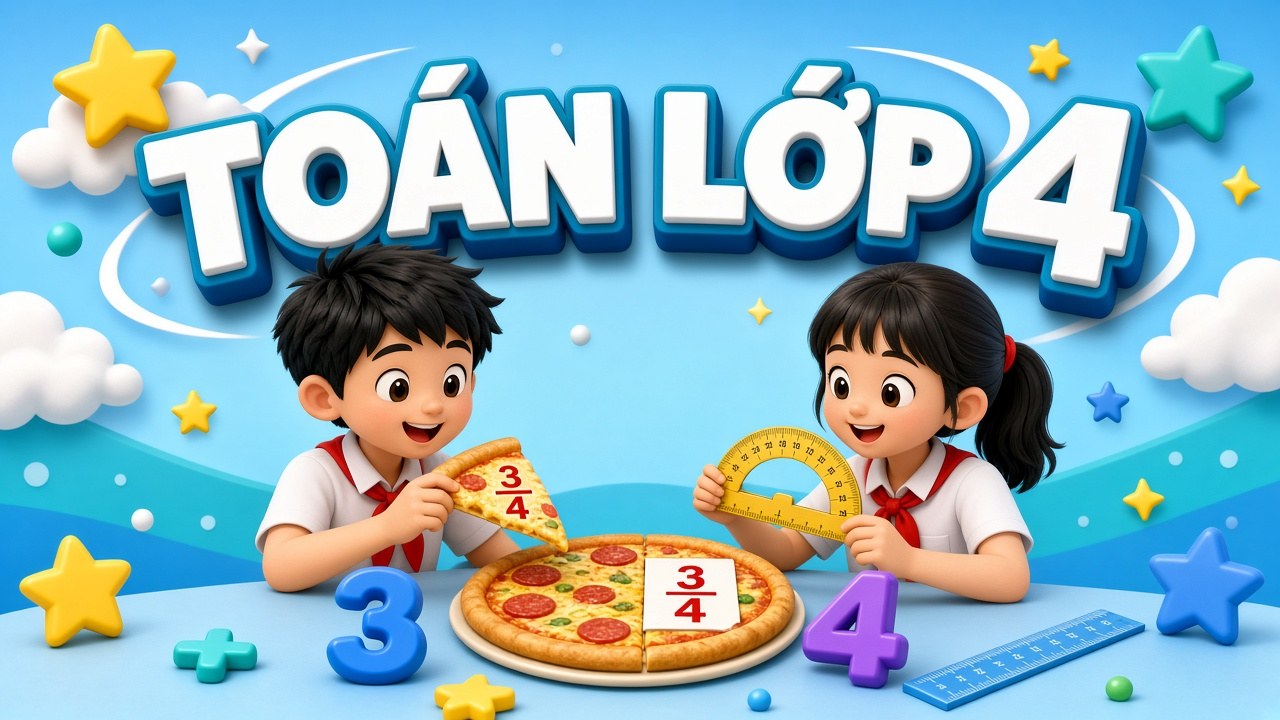 Toán lớp 4 – Đề luyện tổng hợp số 1