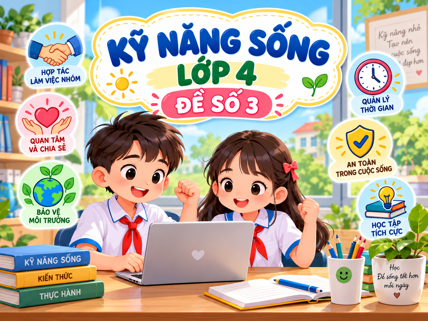 Kỹ năng sống lớp 4 – Đề luyện tập số 3