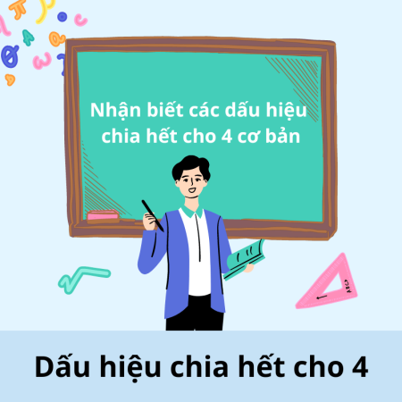 Dấu hiệu chia hết cho 4